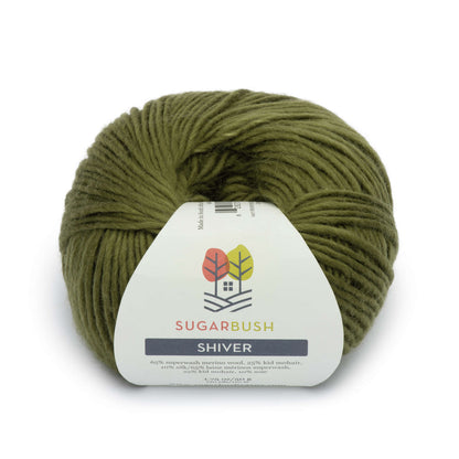 Sugar Bush Shiver Yarn - Discontinued Snowy Spruce