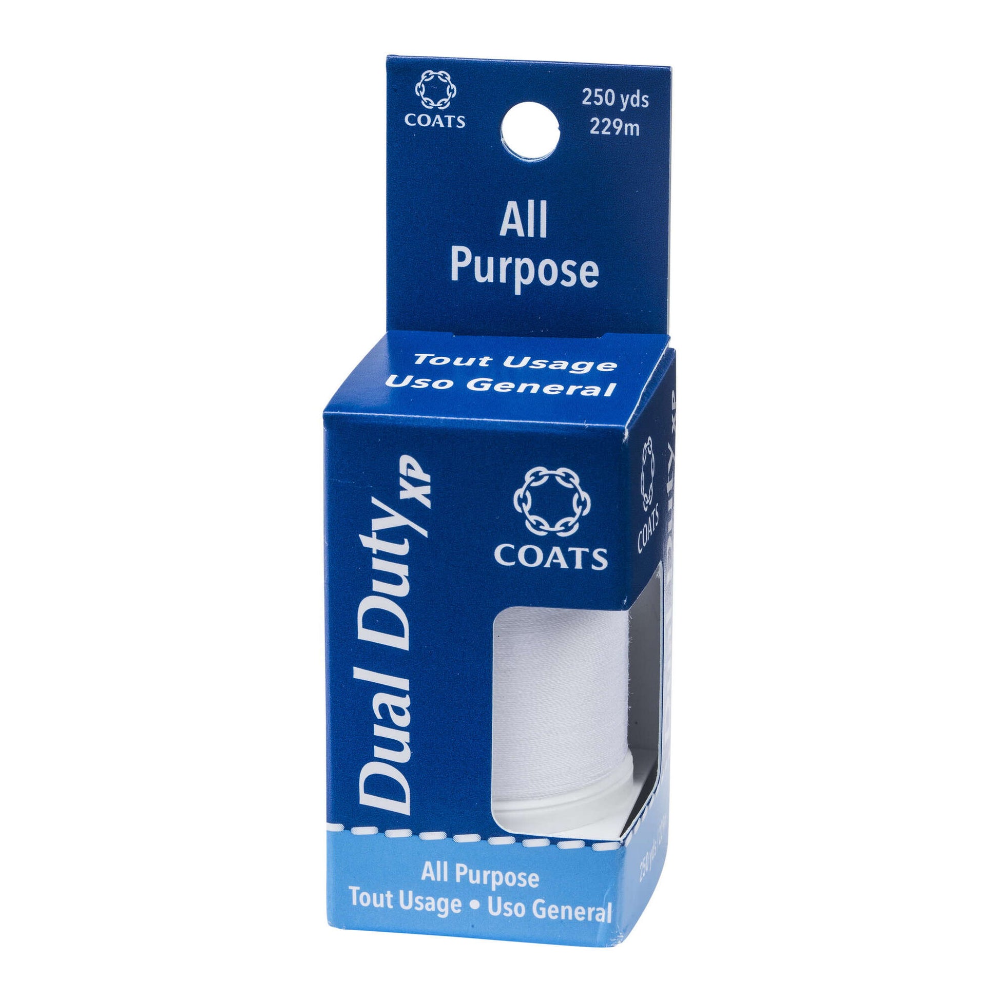 Dual Duty XP All Purpose Sewing Thread (250 Yards) White