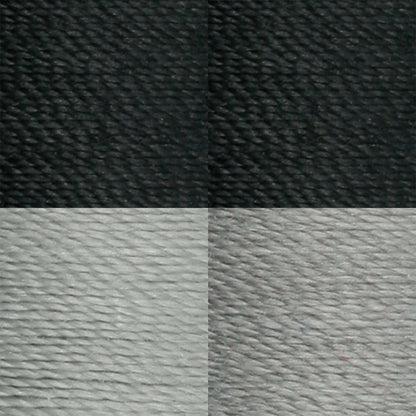 Dual Duty XP All Purpose Sewing Thread, 4 Spools Black-Grays
