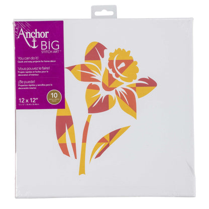 Anchor Big Stitch Art 12" x 12" - Discontinued Items Daffodil