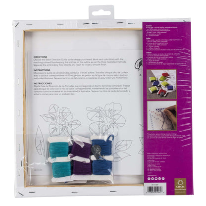 Anchor Big Stitch Art 12" x 12" - Discontinued Items Hibiscus