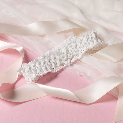Aunt Lydia's Crochet Bride's Garter Crochet Accessory made in Aunt Lydia's Classic Crochet Thread yarn