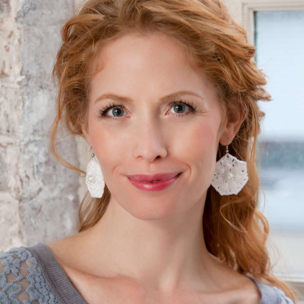 Crochet Accessory made in Aunt Lydia's Metallic Crochet Thread yarn