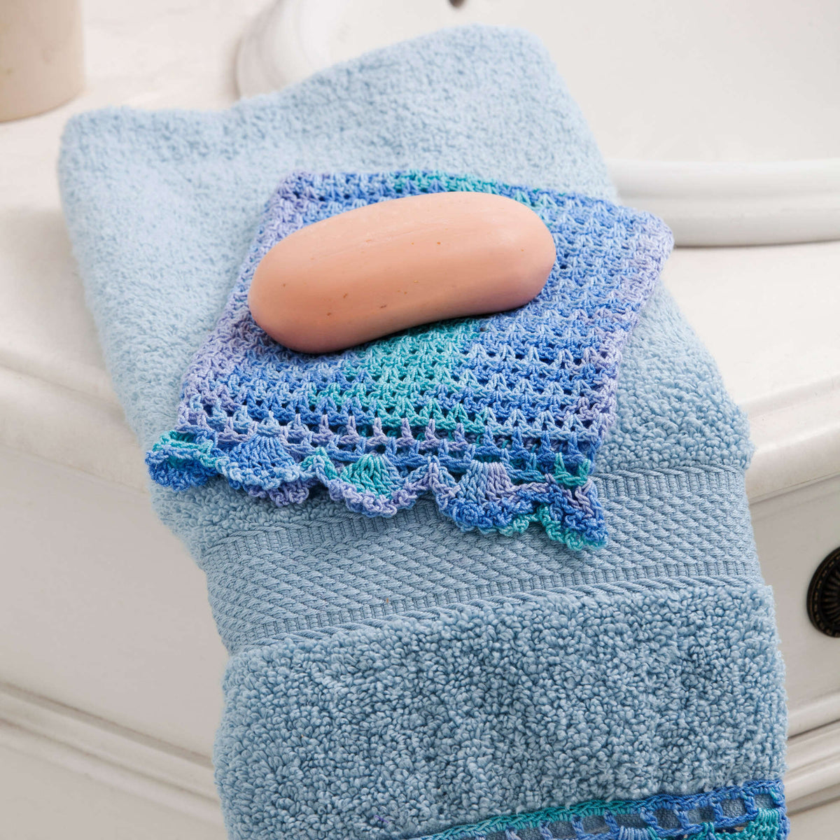 Crochet Gift Wrapping made in Aunt Lydia's Classic Crochet Thread yarn