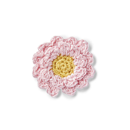 Aunt Lydia's Cherry Blossom Appliqué Crochet Appliqué made in Aunt Lydia's Classic Crochet Thread yarn