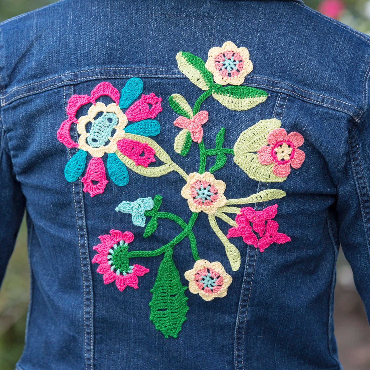 Crochet Appliqué made in Aunt Lydia's Classic Crochet Thread yarn