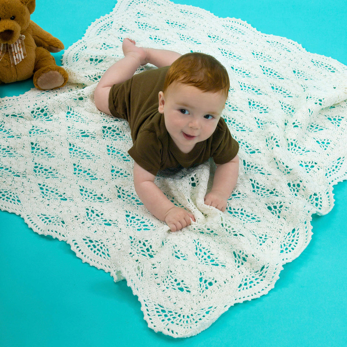 Crochet Blanket made in Aunt Lydia's Classic Crochet Thread yarn