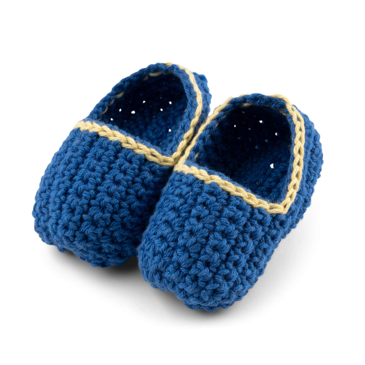 Crochet Bootie made in Aunt Lydia's Baby Shower yarn