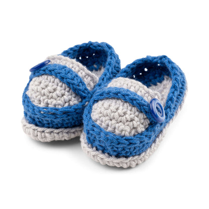 Aunt Lydia's Crochet Baby Loafers Version 2