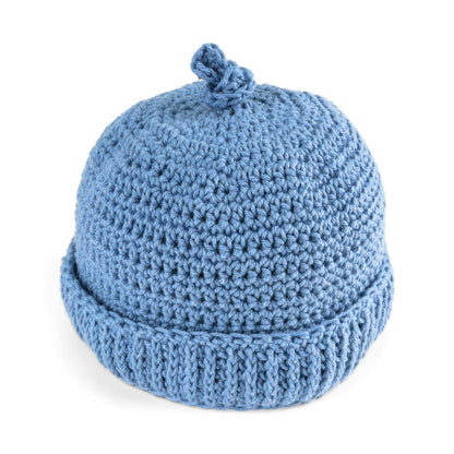 Aunt Lydia's Top Knot Toboggan Crochet Version 2