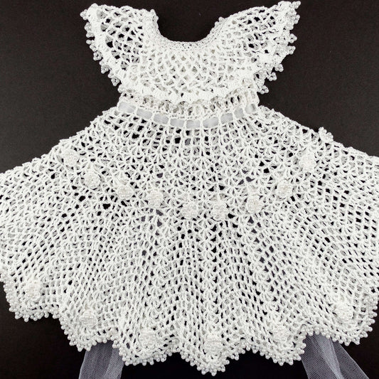 Crochet Dress made in Aunt Lydia's Classic Crochet Thread yarn