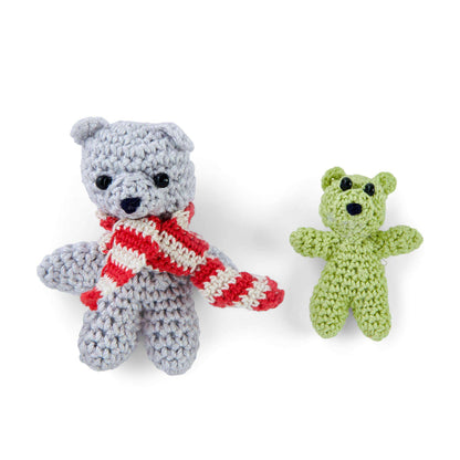 Aunt Lydia Crochet Micro and Mini Bear Crochet Toy made in Aunt Lydia's Classic Crochet yarn