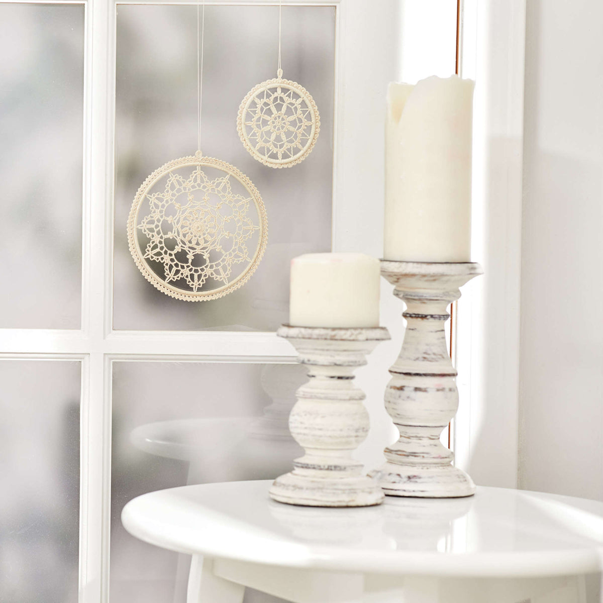 Crochet Interior Décor made in Aunt Lydia's Classic Crochet Thread yarn