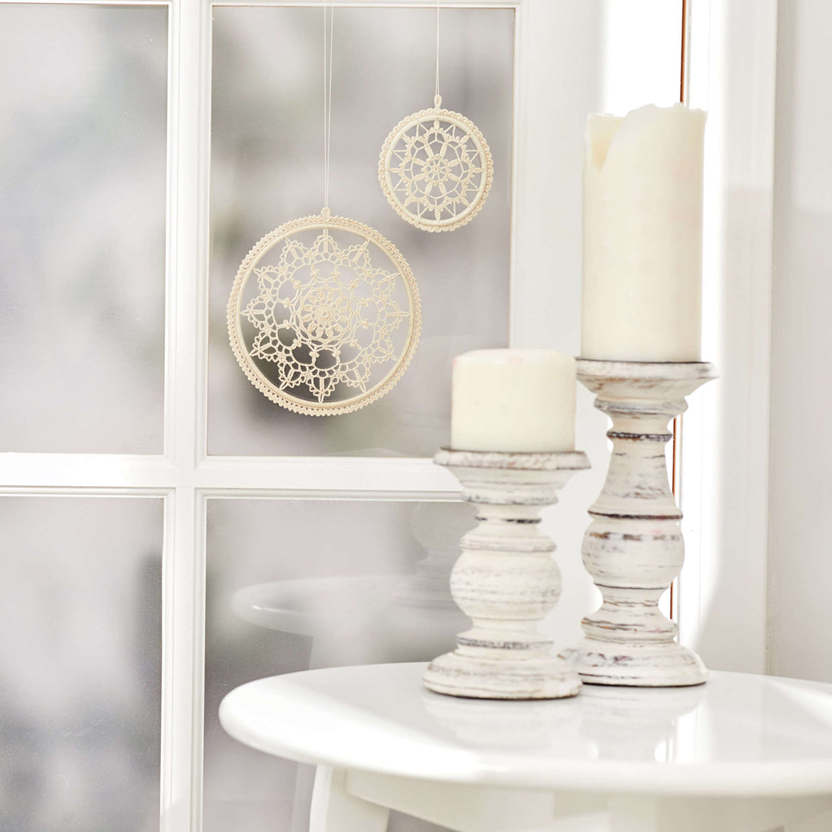 Crochet Interior Décor made in Aunt Lydia's Classic Crochet Thread yarn