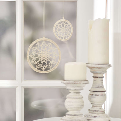 Aunt Lydia's Crochet Suncatcher Mini-Doilies Crochet Interior Décor made in Aunt Lydia's Classic Crochet Thread yarn