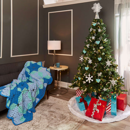 Aunt Lydia's Crochet Delicate Snowflake Ornament Crochet Interior Décor made in Aunt Lydia's Classic Crochet Thread yarn