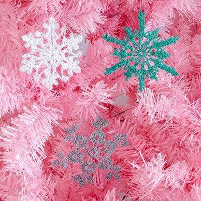 Aunt Lydia Twinkling Snowflakes Crochet Crochet Accessory made in Aunt Lydia's Classic Crochet yarn