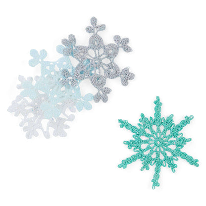 Aunt Lydia Twinkling Snowflakes Crochet Crochet Accessory made in Aunt Lydia's Classic Crochet yarn