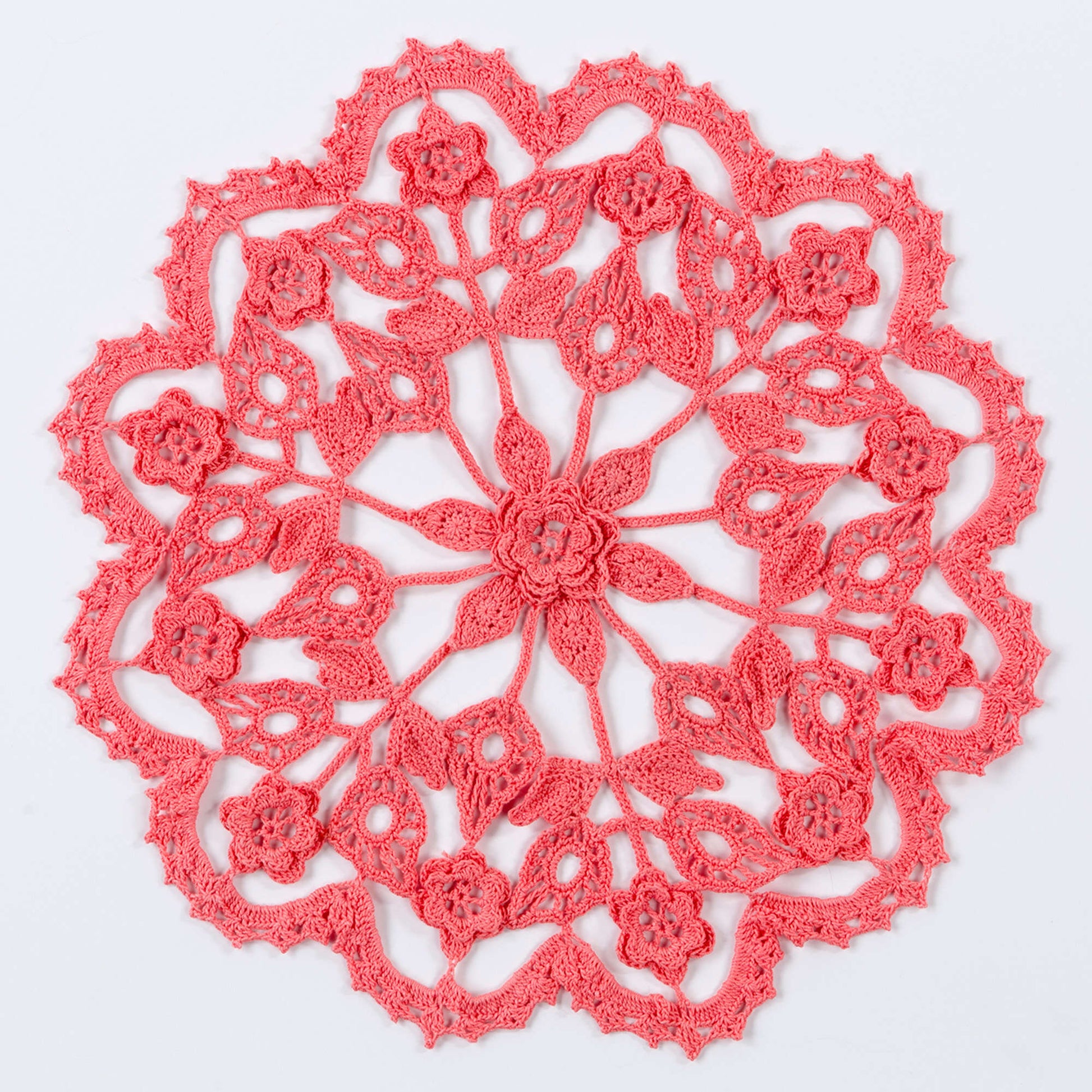 Free Aunt Lydia's Crochet Exquisite Flower Doily Pattern