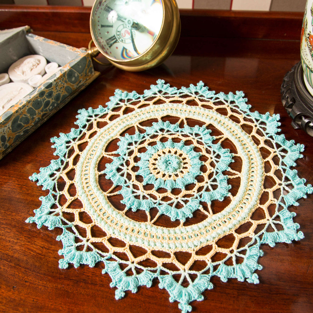 Crochet Kitchen Décor made in Aunt Lydia's Classic Crochet Thread yarn