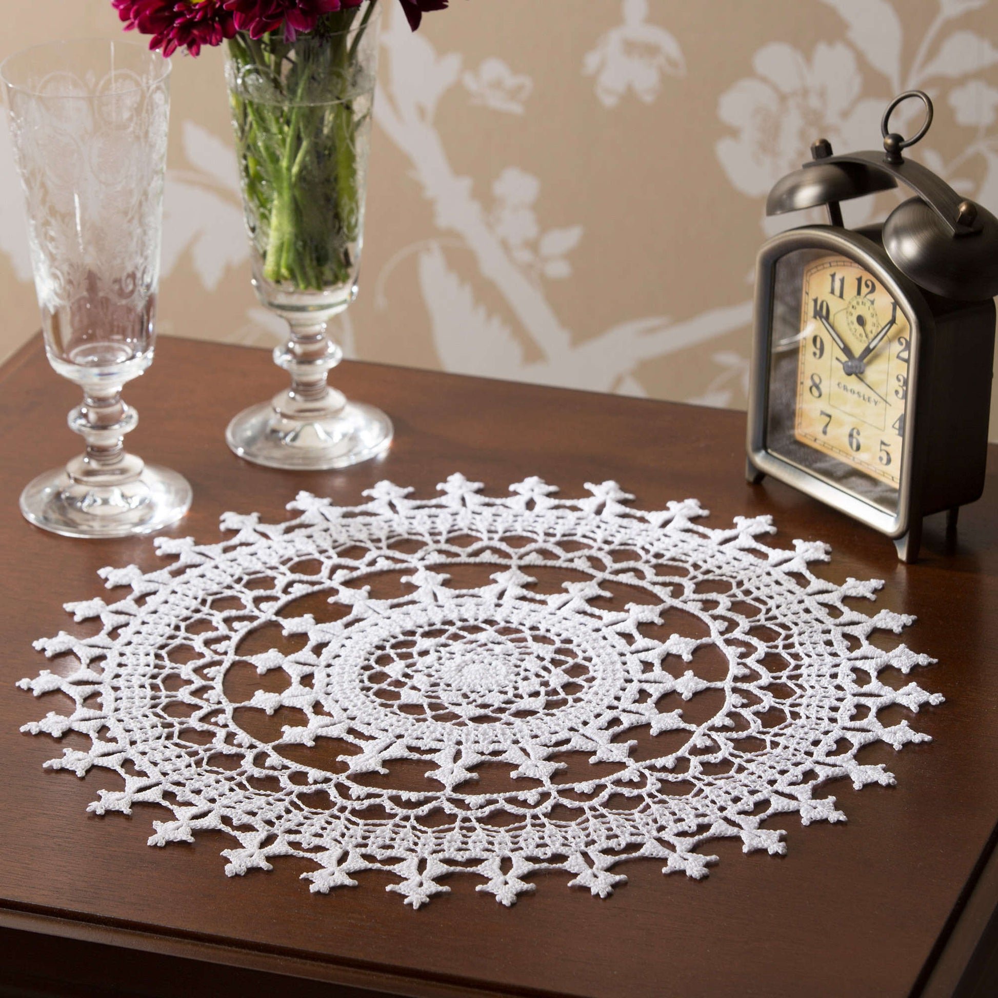 Aunt Lydia's Affinity Doily Crochet Kitchen Décor made in Aunt Lydia's Classic Crochet Thread yarn