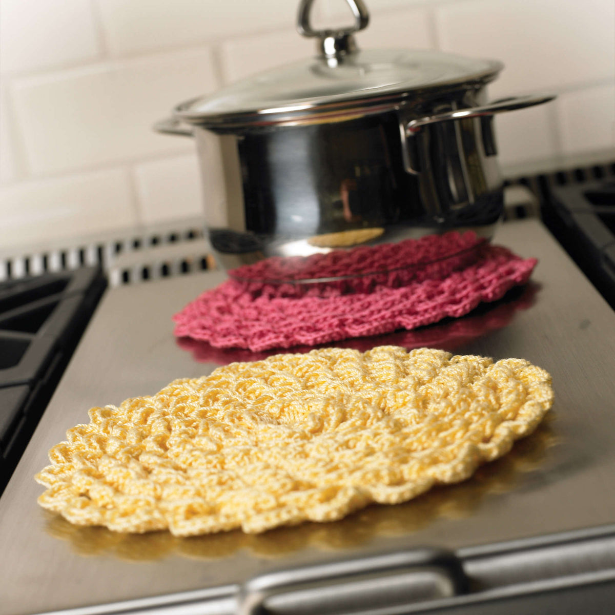Crochet Kitchen Décor made in Aunt Lydia's Fashion Crochet Thread yarn