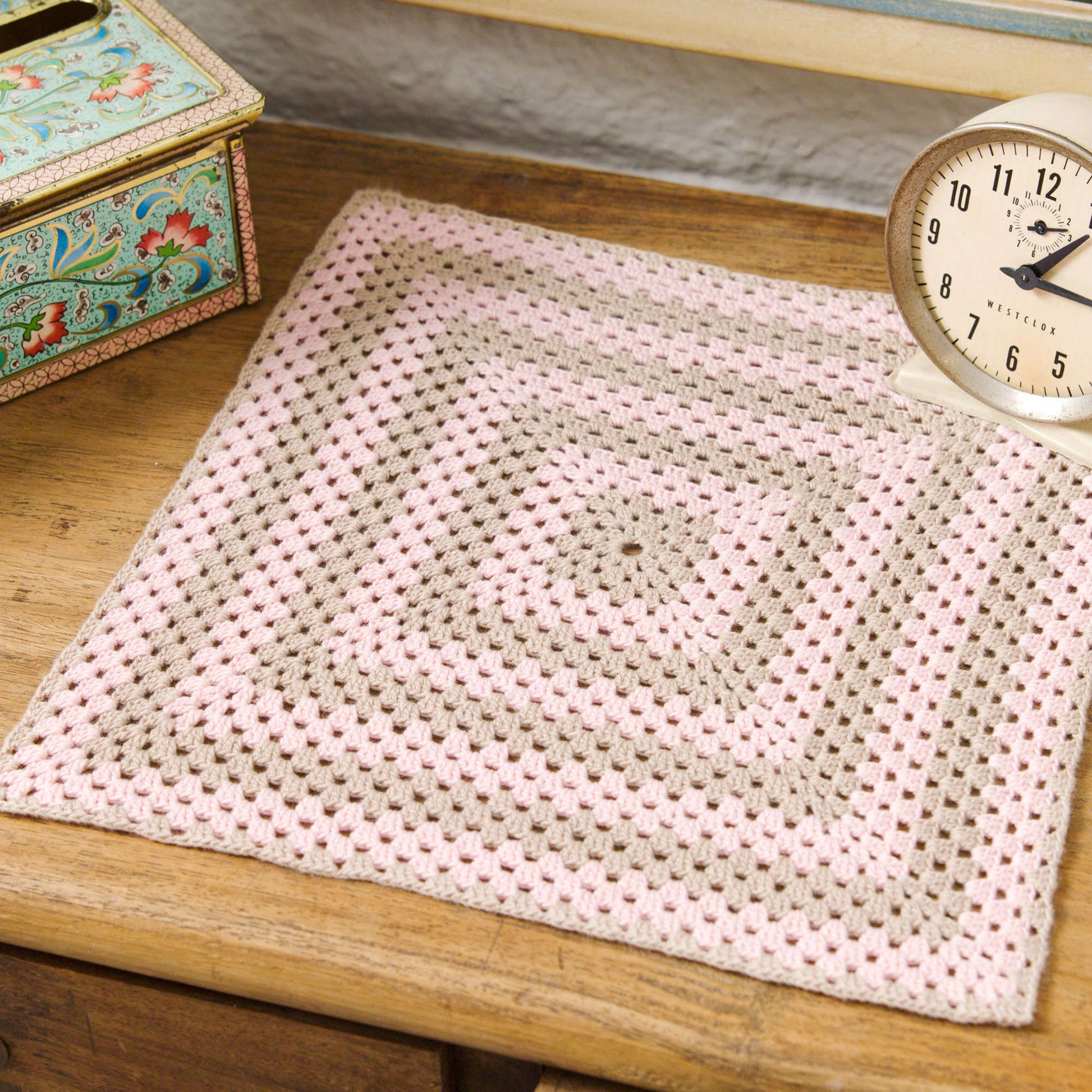 Free Aunt Lydia's Crochet Sophisticated Square Doily Pattern