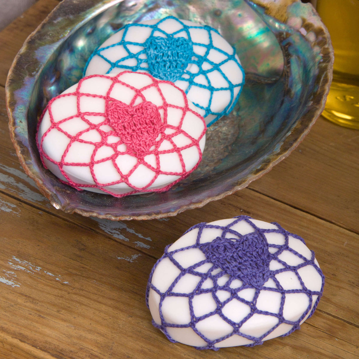 Crochet Bathroom Décor made in Aunt Lydia's Classic Crochet Thread yarn