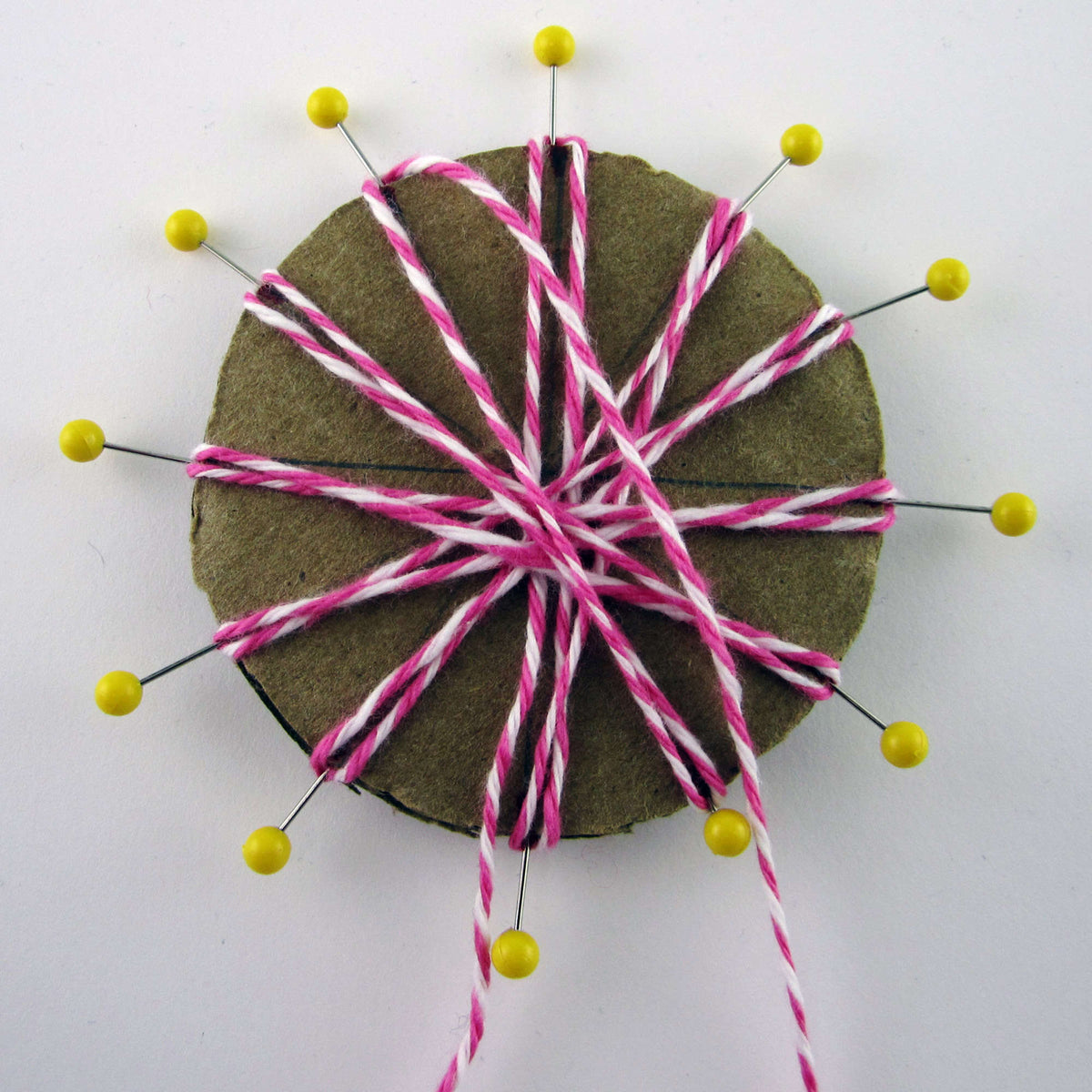 Craft Accessory made in Aunt Lydia's Baker's Cotton yarn