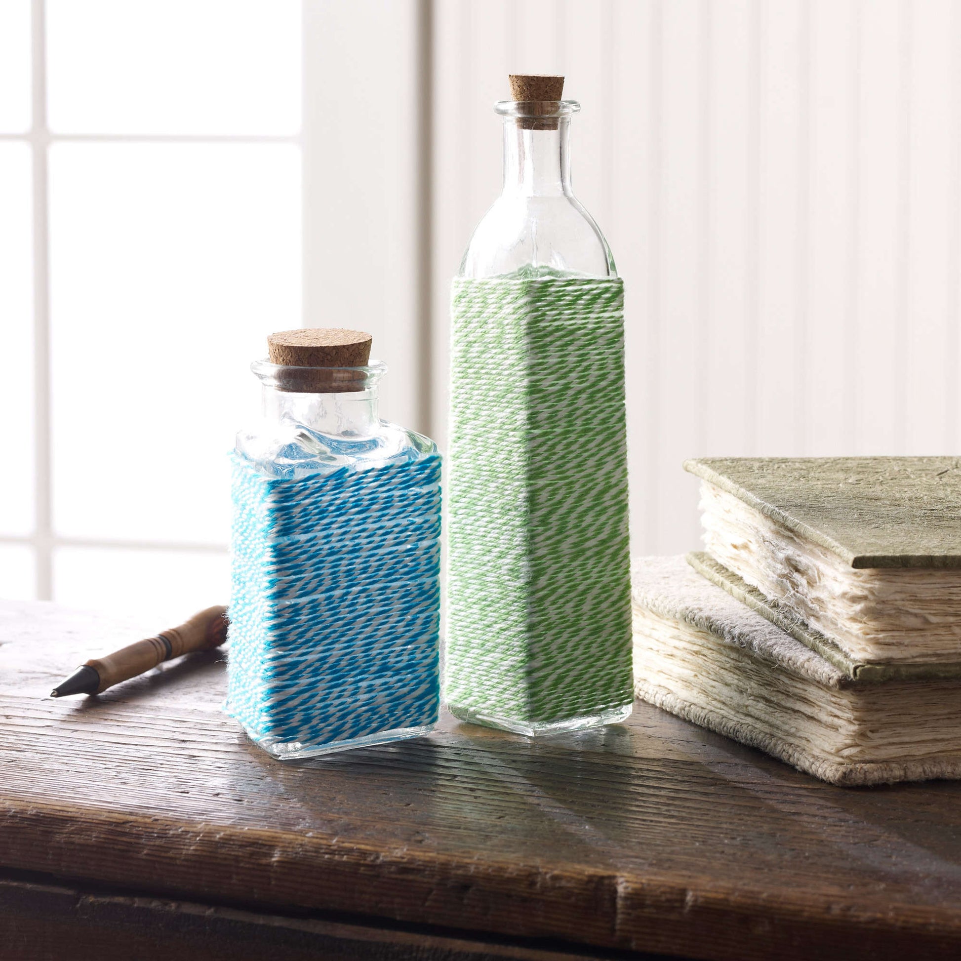 Free Aunt Lydia's Crafty Wrapped Bottles Pattern