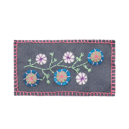 Anchor Eye Glass Case with Hand Embroidery Embroidery Storage Case made in Anchor Tapestry Wool yarn