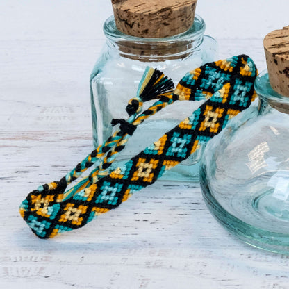 Anchor Embroidery Friendship Bracelet No 11 Embroidery Jewelry made in Anchor Embroidery Floss Spools yarn