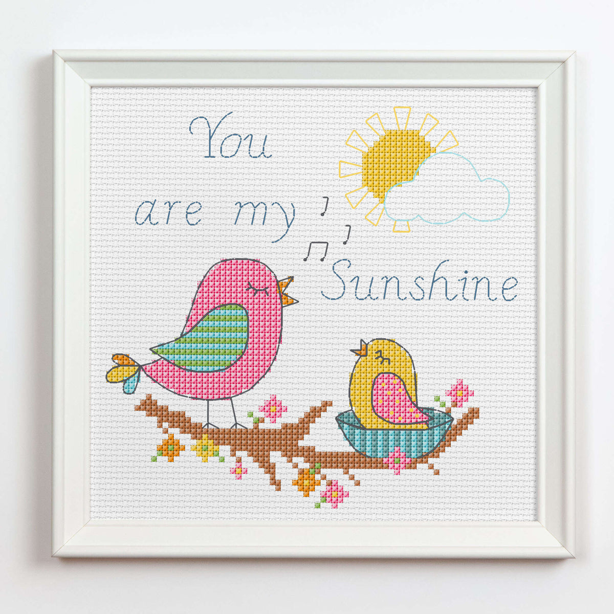 Embroidery Design made in Anchor Embroidery Floss Spools yarn