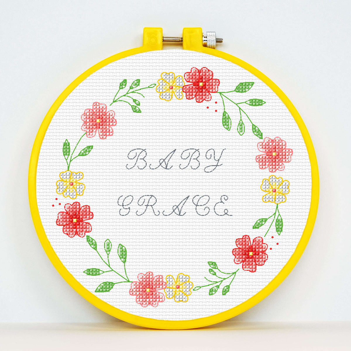 Embroidery Design made in Anchor Embroidery Floss Spools yarn