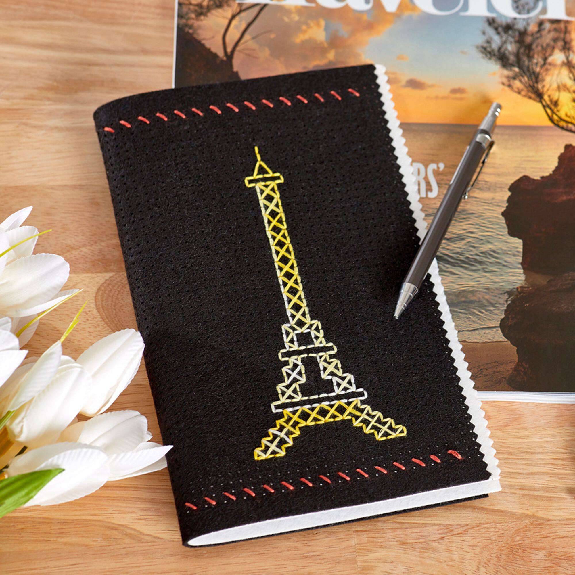 Free Anchor Eiffel Tower Notebook Using Anchor Stitchable Felt Pattern ...