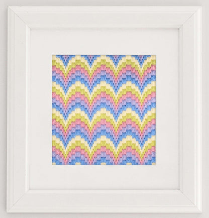 Anchor Embroidery Scallops and Swags Tapestry Design Embroidery Design made in Anchor Tapestry Wool yarn