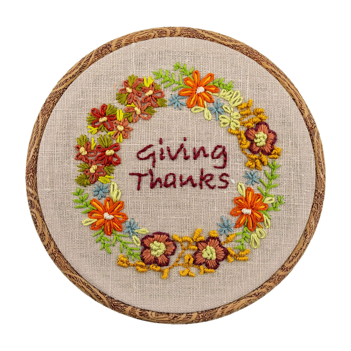 Embroidery Design made in Anchor Embroidery Floss Spools yarn