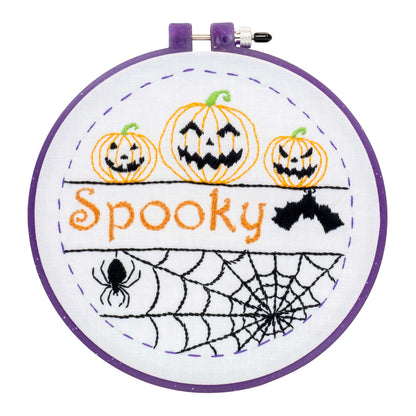 Anchor Spooky Halloween Embroidery Design Embroidery Design made in Anchor Embroidery Floss Spools yarn