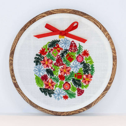Anchor Christmas Ornament Embroidery Design Embroidery Design made in Anchor Embroidery Floss Spools yarn