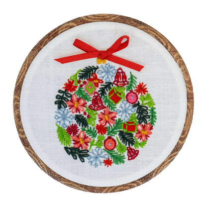 Anchor Christmas Ornament Embroidery Design Embroidery Design made in Anchor Embroidery Floss Spools yarn