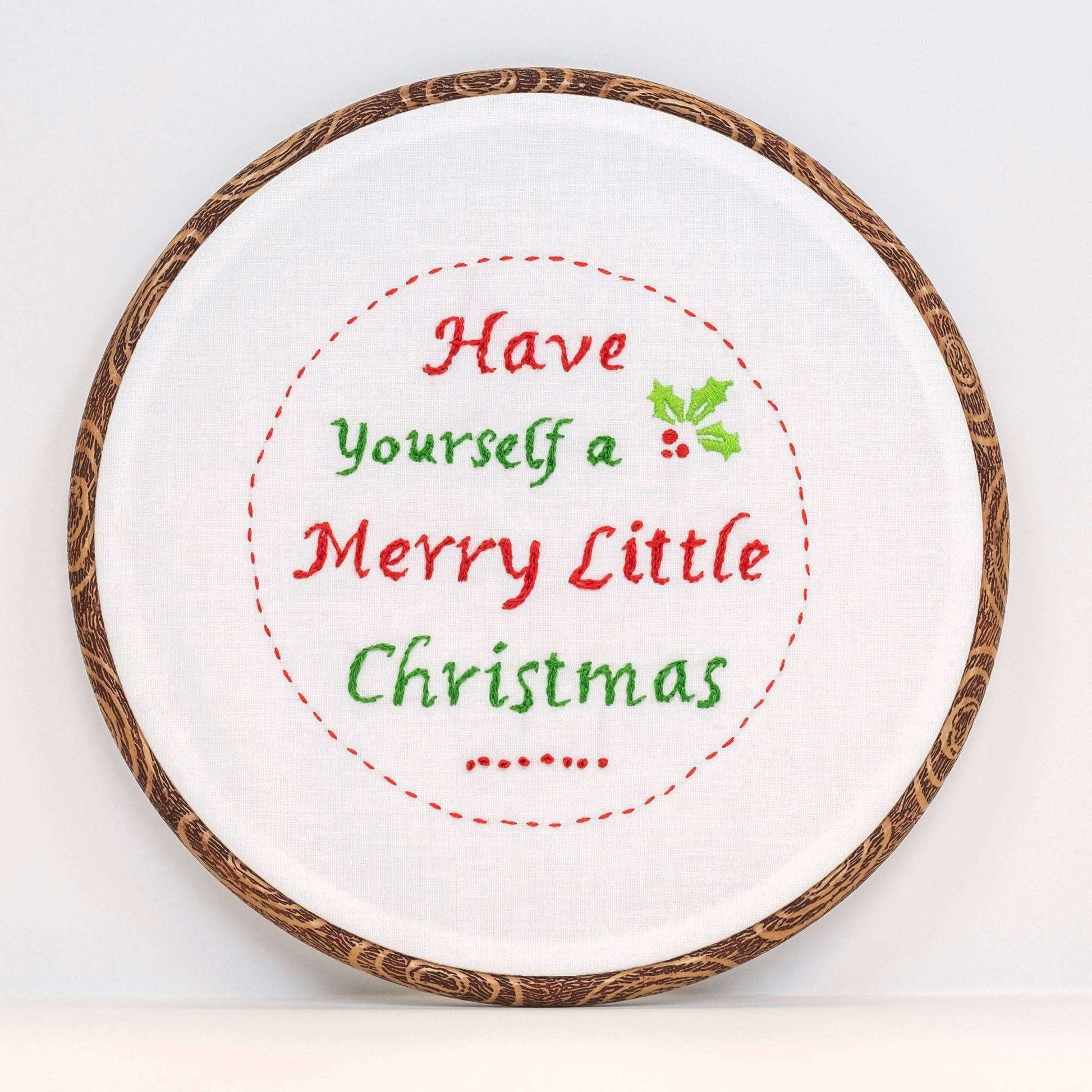 Anchor Merry Christmas Embroidery Design Yarnspirations