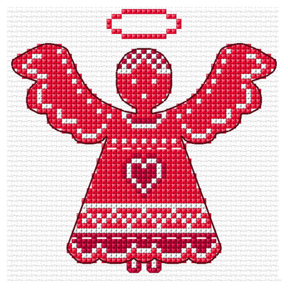 Anchor Embroidery Angel Cross Stitch Design Embroidery Design made in Anchor Embroidery Floss Spools yarn
