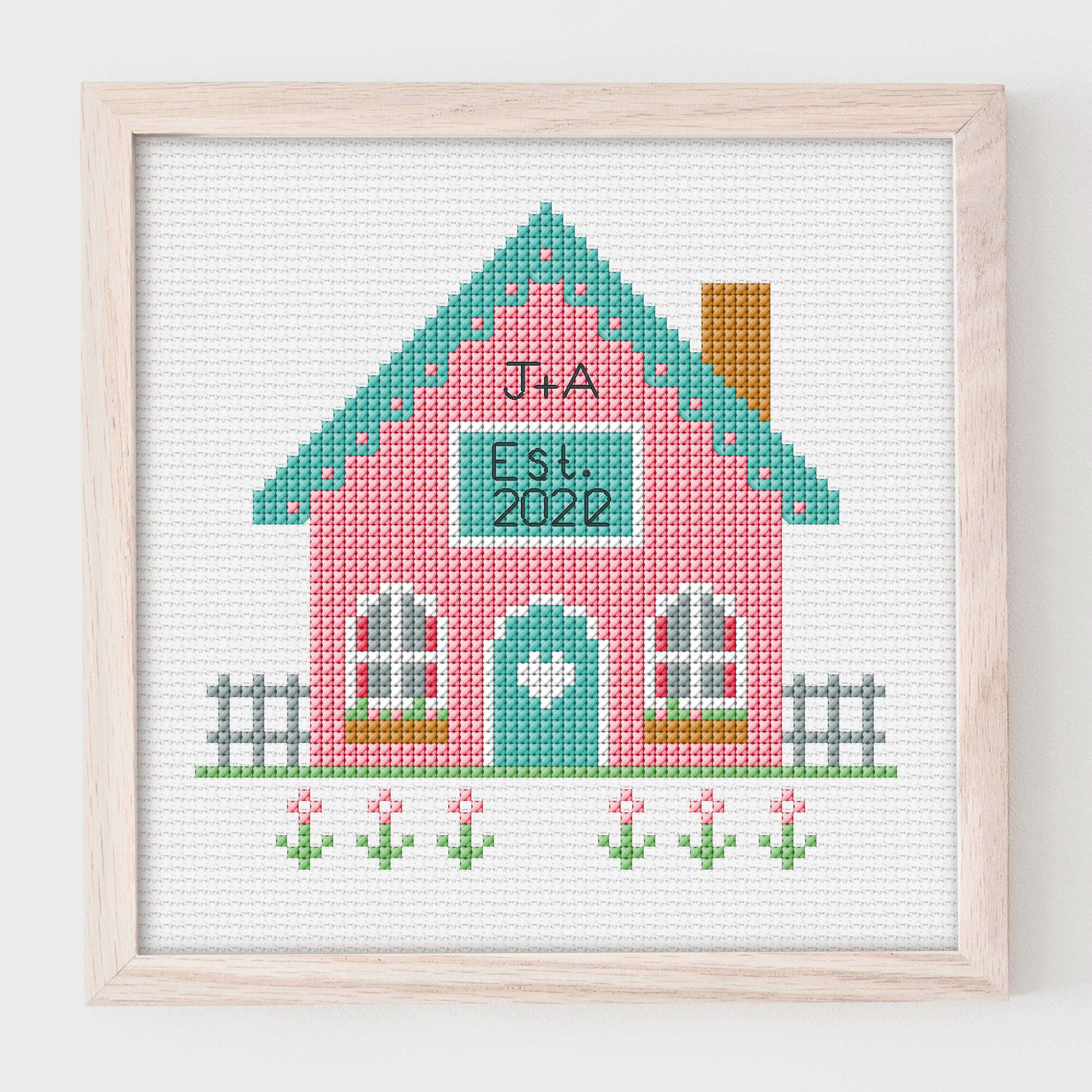 Free Anchor New Home Cross Stitch Design Embroidery Pattern