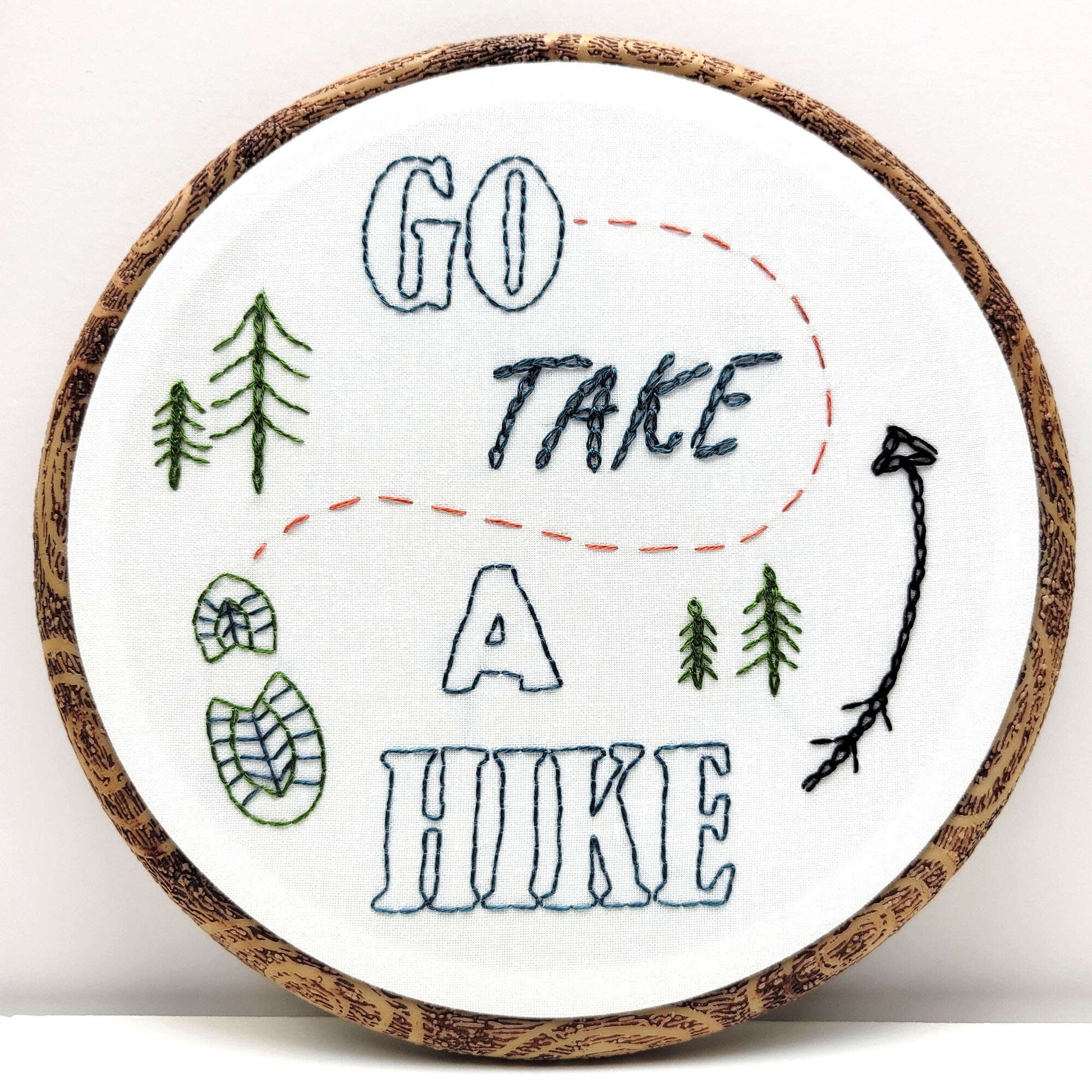 Free Anchor Take A Hike Hand Embroidery Pattern
