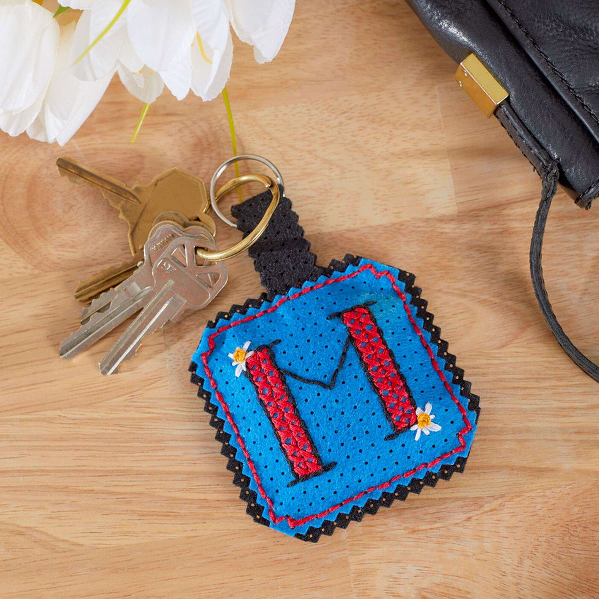 Embroidery Kitchen Décor made in Anchor Stitchable Felt yarn