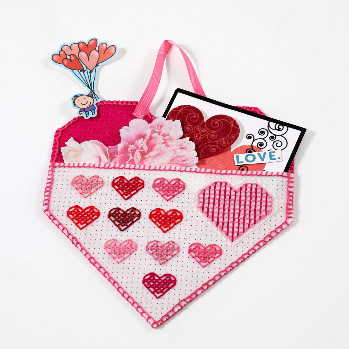 Craft Gift Wrapping made in Anchor Stitchable Felt yarn
