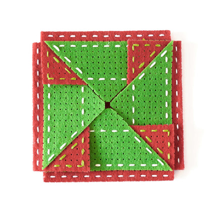 Anchor Craft Gift Card Holder Craft Gift Wrapping made in Anchor Stitchable Felt yarn