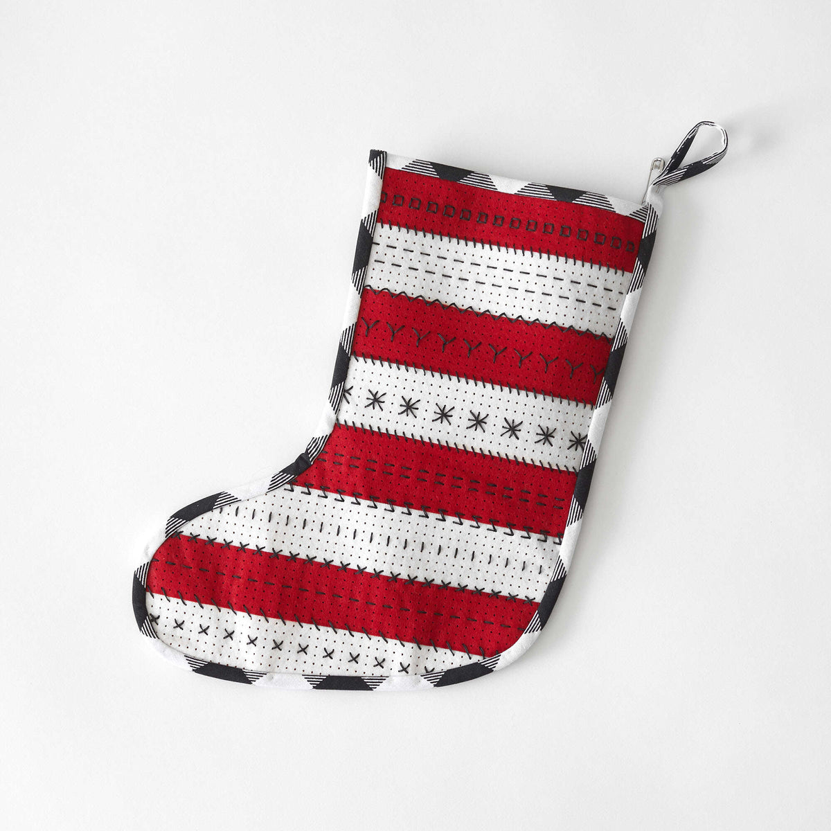 Sewing Stocking made in Anchor Stitchable Felt yarn