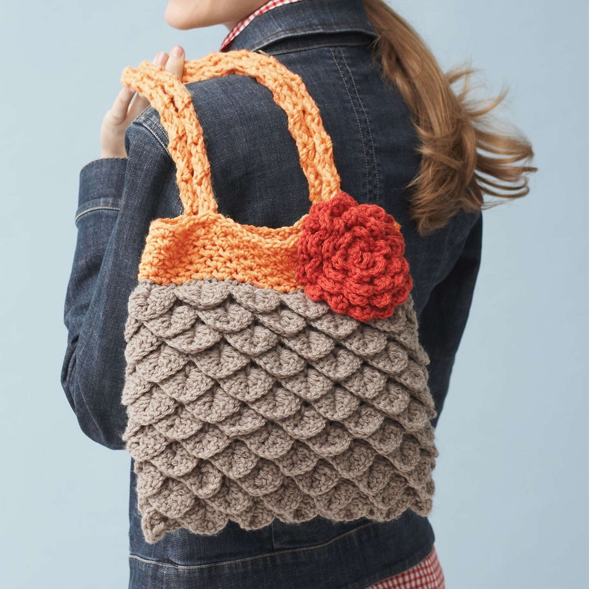 Free Bernat Mermaid Tears Purse Crochet Pattern