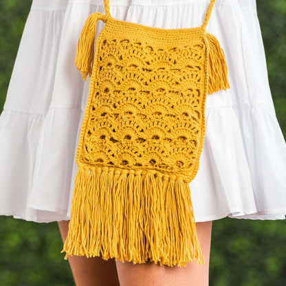 Bernat Boho Inspired Crochet Bag Crochet Bag made in Bernat Softee Cotton yarn